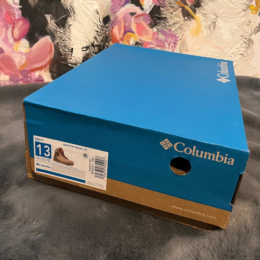 Colombia shoebox, Newton Ridge BC, BOX ONLY